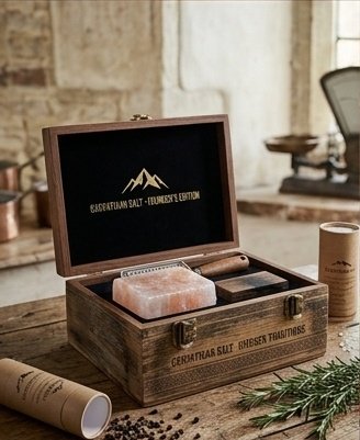 Carpathian Salt presentation box contents