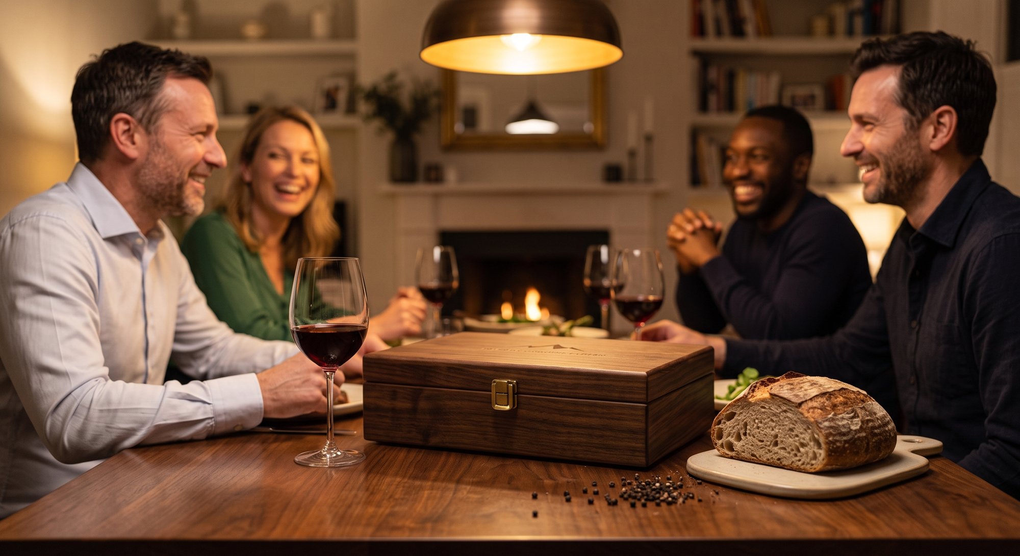 Elegant restaurant dining table